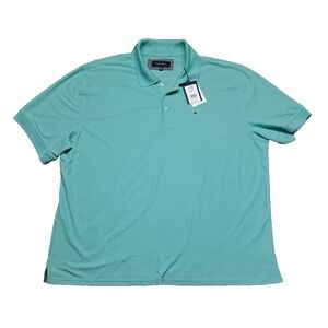 New Crown & Ivy Polo Shirt Mens XXL Short Sleeve Golf Performance Wicking UPF 30